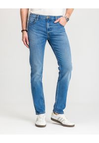 Lee - LEE MĘSKIE SPODNIE RIDER INDIGO VINTAGE 112346321 L701015994. Okazja: na co dzień. Styl: vintage #7