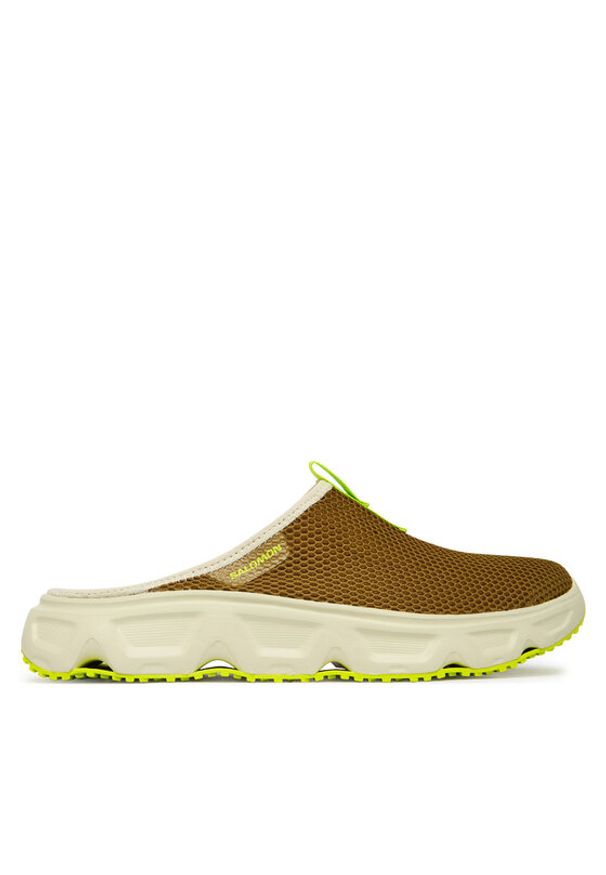 salomon - Salomon Klapki Reelax Slide 6.0 L47994300 Zielony. Kolor: zielony. Materiał: materiał