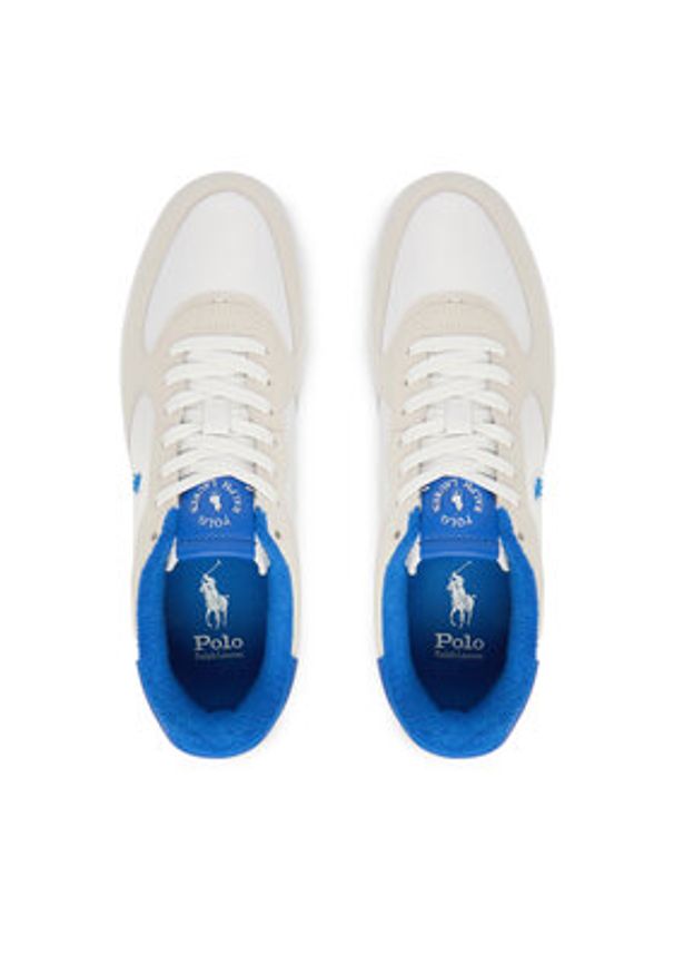 Polo Ralph Lauren Sneakersy 809P01625001 Biały. Kolor: biały. Materiał: zamsz, skóra