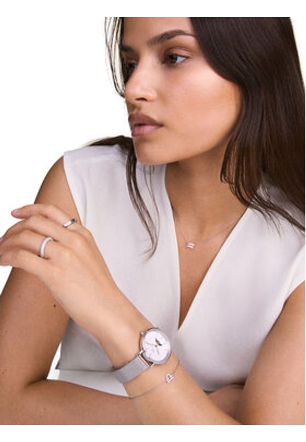 Daniel Wellington Zegarek DW00100772 Srebrny. Kolor: srebrny