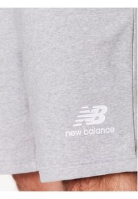 New Balance Szorty sportowe MS3154 Szary Regular Fit. Kolor: szary. Materiał: bawełna, syntetyk. Styl: sportowy #4