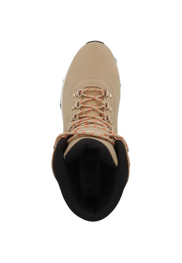 Buty do chodzenia męskie Champion Climb Rx Mid B Ps. Wysokość cholewki: za kostkę. Zapięcie: sznurówki. Kolor: wielokolorowy, beżowy, czarny, brązowy. Materiał: guma, tkanina. Szerokość cholewki: normalna. Sport: turystyka piesza