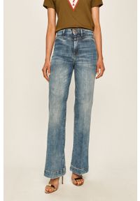 Guess Jeans - Jeansy. Kolor: niebieski. Materiał: bawełna, jeans, denim, tkanina, poliester #1