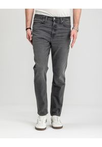 Lee - MĘSKIE SPODNIE JEANSOWE LEE AUSTIN DARK SMOKE 112355803. Okazja: na co dzień. Styl: elegancki, klasyczny, casual #8