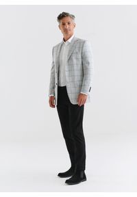 Pako Lorente - PAKO LORENTE – Szara marynarka casualowa. Okazja: na co dzień. Kolor: szary. Materiał: bawełna, poliester, wełna. Styl: casual #5