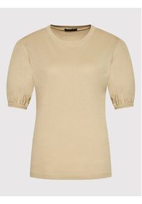 Sisley Bluzka 3I1XL100C Beżowy Regular Fit. Kolor: beżowy. Materiał: bawełna #2