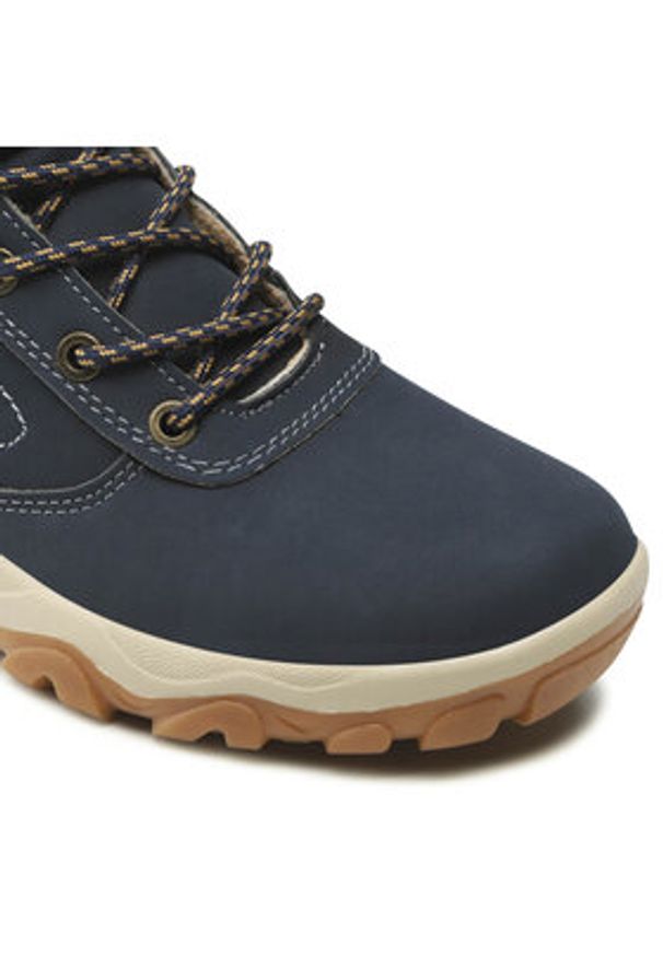 Sprandi Trapery BP40-6246Y Granatowy. Kolor: niebieski. Materiał: skóra