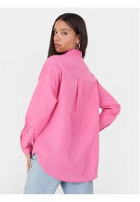 Brave Soul Koszula LSH-659ARIELPINK Różowy Straight Fit. Kolor: różowy. Materiał: bawełna