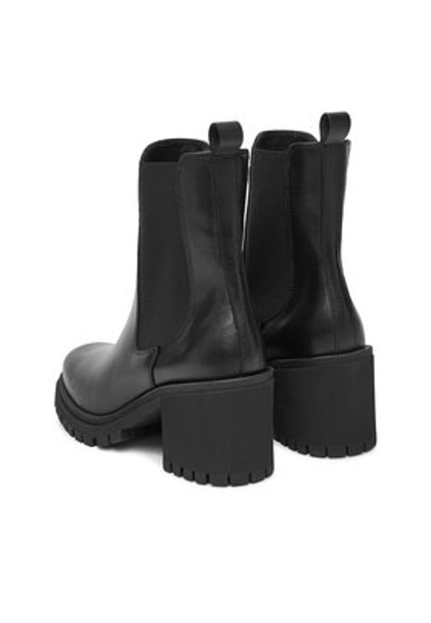 Badura Botki C-GATE-I23 28115PE Czarny. Kolor: czarny. Materiał: skóra