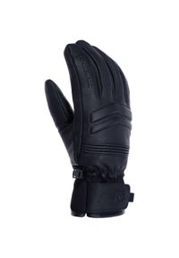 Rękawice narciarskie skórzane Viking Tonales. Kolor: czarny. Materiał: skóra. Sezon: zima. Sport: narciarstwo #1