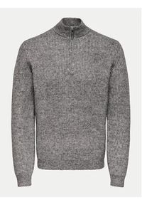 Only & Sons Sweter 22027686 Szary Regular Fit. Kolor: szary. Materiał: syntetyk #4