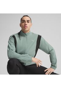 Puma - Męska kurtka do biegania VELOCITY PUMA Green Moon. Kolor: zielony. Sport: bieganie