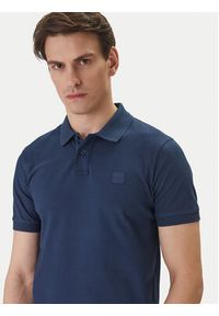 BOSS Polo Passenger 50507803 Granatowy Slim Fit. Typ kołnierza: polo. Kolor: niebieski. Materiał: bawełna #3
