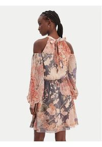 Guess Sukienka koktajlowa W6GK05 W1577 Beżowy Regular Fit. Kolor: beżowy. Materiał: syntetyk. Styl: wizytowy #5