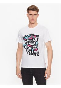 Levi's® T-Shirt Graphic 22491-1406 Biały Regular Fit. Kolor: biały. Materiał: bawełna