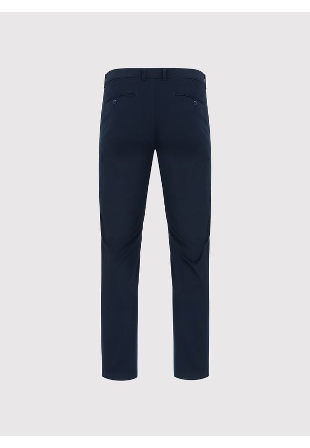 Pako Lorente - PAKO LORENTE – Granatowe spodnie chino. Okazja: na co dzień. Kolor: niebieski. Materiał: elastan, bawełna. Wzór: gładki. Sezon: wiosna. Styl: casual