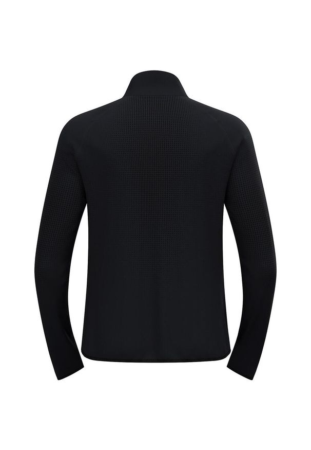 Odlo - Bluza techniczna męska ODLO Zeroweight Warm Mid Layer 1/2 Zip. Kolor: czarny, szary, wielokolorowy. Długość rękawa: długi rękaw