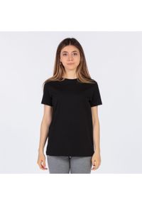 Panie Joma Desert T -Shirt Black M - Oddychający i lekki. Kolor: czarny. Materiał: bawełna