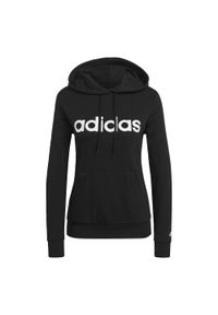 Adidas - Bluza z Kapturem Essentials Logo Rozmiar L Czarny - GL0635. Typ kołnierza: kaptur. Kolor: czarny, biały, wielokolorowy. Materiał: wiskoza, poliester, bawełna. Sport: joga i pilates, fitness