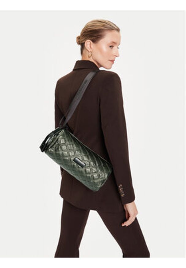 Monnari Torebka TORIMP0-24Z-BAG4400-KM08 Zielony. Kolor: zielony. Materiał: skórzane