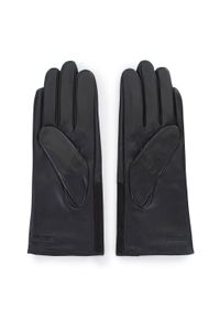 Wittchen - Damskie rękawiczki skórzane proste czarne. Kolor: czarny. Materiał: skóra. Wzór: aplikacja, kolorowy. Sezon: lato, jesień, zima. Styl: klasyczny, elegancki #2
