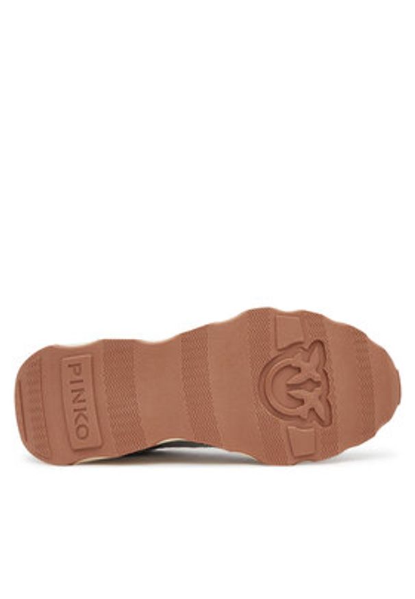 Pinko - PINKO Sneakersy Zoe 03 SS0091T033 Srebrny. Kolor: srebrny. Materiał: skóra