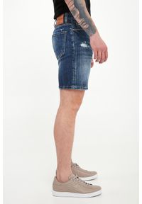 Spodenki męskie jeansowe Marine DSQUARED2. Materiał: jeans. Styl: marine #3