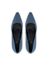 DKNY Szpilki K3566335 Niebieski. Kolor: niebieski. Materiał: materiał. Obcas: na szpilce #4