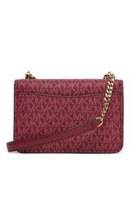 MICHAEL Michael Kors Torebka Claire 32R5GC7C1V Bordowy. Kolor: czerwony. Materiał: skórzane
