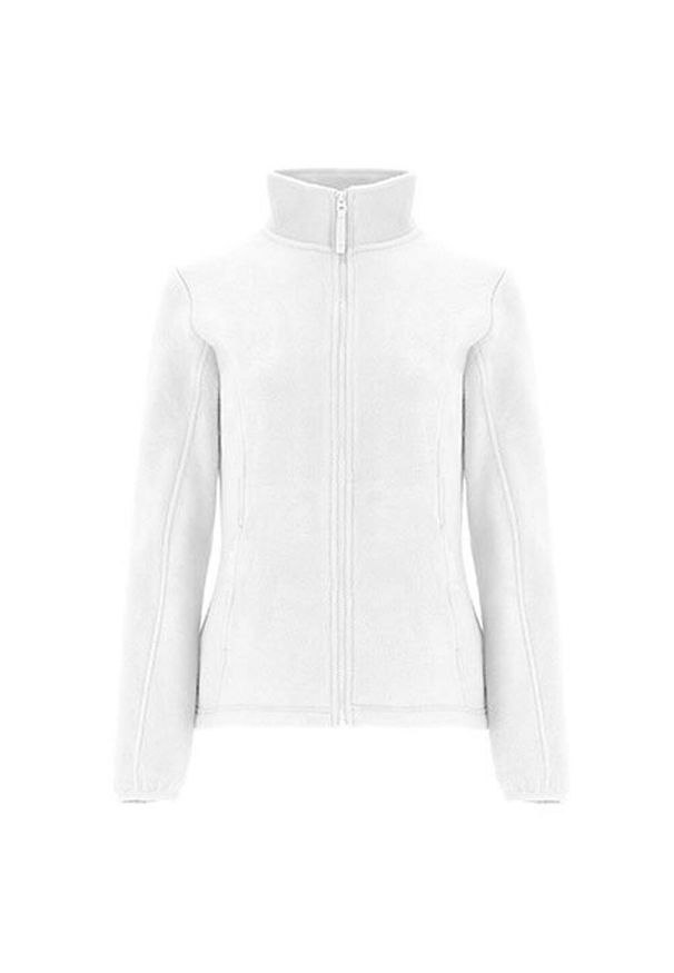 ROLY - Damska Bluza Polarowa Artic Fleece Jacket. Kolor: biały. Materiał: polar. Sezon: zima