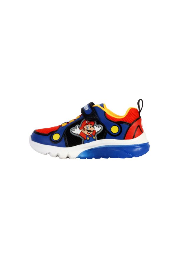 Sneakersy dziecięce Geox Ciberdron A. Kolor: czerwony, wielokolorowy, niebieski