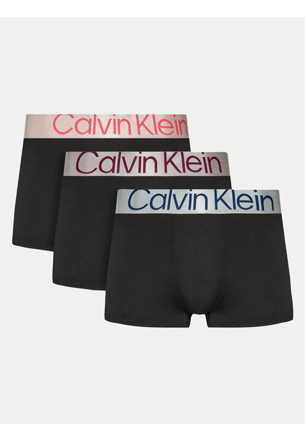 Calvin Klein Underwear Komplet 3 par bokserek 000NB3074A Czarny. Kolor: czarny. Materiał: syntetyk