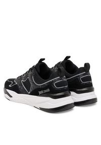 Just Cavalli Sneakersy Fondo Nevada Dis 2 79QA3SD1 ZSD37 Czarny. Kolor: czarny. Materiał: materiał #4