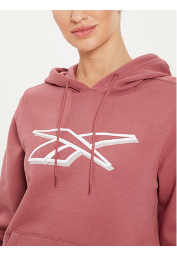 Reebok Bluza Graphic OTH Hoodia 100202148 Brązowy Regular Fit. Kolor: brązowy. Materiał: bawełna, syntetyk