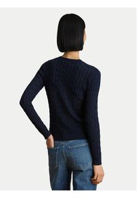 Lauren Ralph Lauren - LAUREN RALPH LAUREN Sweter 200P14039002 Granatowy Regular Fit. Kolor: niebieski. Materiał: wiskoza #4