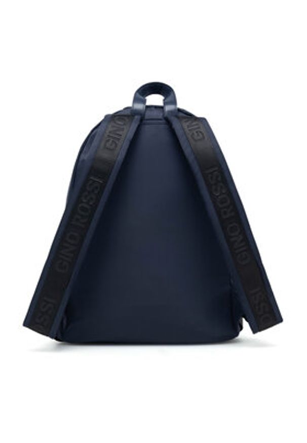 Gino Rossi Plecak GIN-E-034-05 Granatowy. Kolor: niebieski. Materiał: poliester, materiał