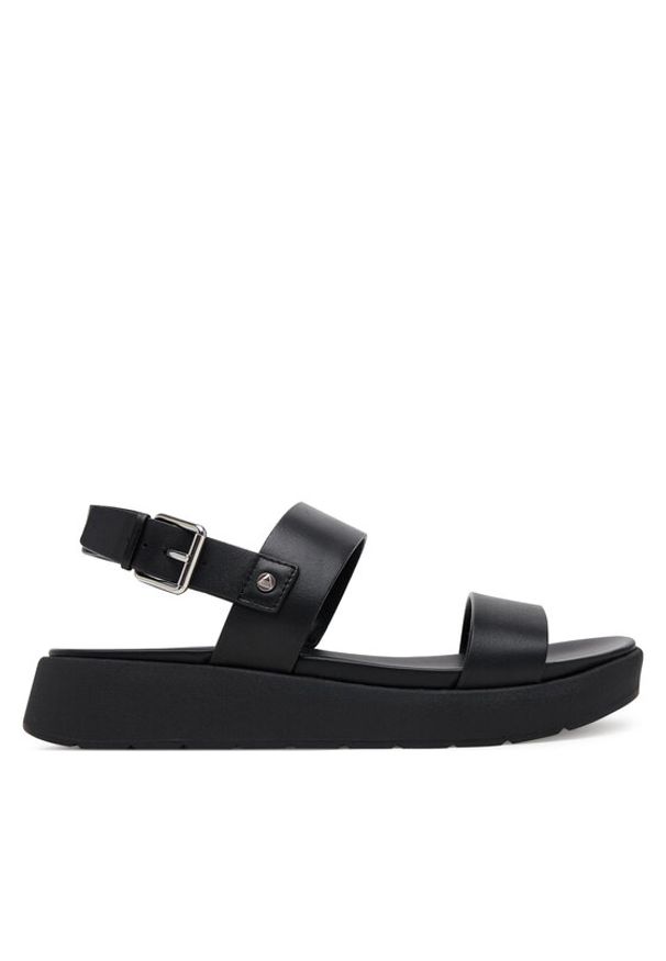 Aldo Sandały Silyia 13543044 Czarny. Kolor: czarny. Materiał: skóra