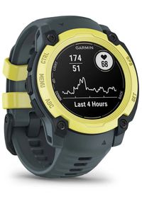 GARMIN - Zegarek sportowy Garmin Instinct E - 40 mm Electric Lime (010-02932-01). Styl: sportowy