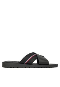 TOMMY HILFIGER - Klapki Tommy Hilfiger. Kolor: czarny