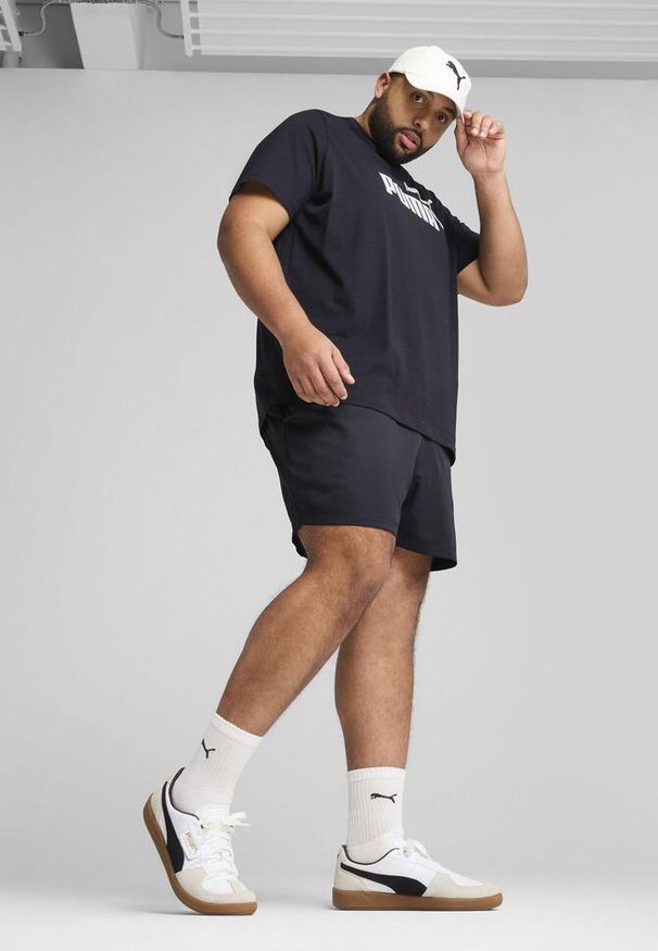 Puma - Męska koszulka Essentials z logo No. 1 PUMA New Navy Blue. Kolor: niebieski. Materiał: guma. Wzór: nadruk