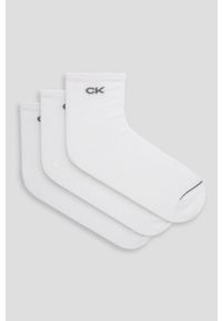 Calvin Klein Skarpetki (3-pack) męskie kolor biały. Kolor: biały #1