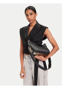 Love Moschino - LOVE MOSCHINO Torebka JC4018PP0NLT0000 Czarny. Kolor: czarny. Materiał: skórzane #1