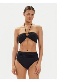 MICHAEL Michael Kors Góra od bikini MM2R239 Czarny. Kolor: czarny. Materiał: syntetyk