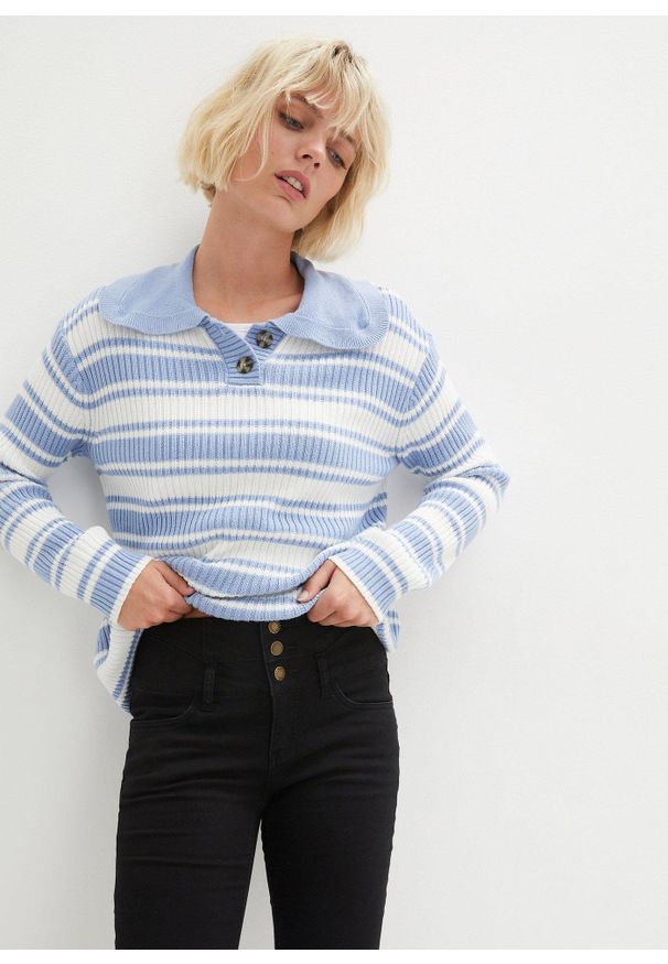 bonprix - Modelujące dżinsy termiczne o kroju skinny, high waist. Stan: podwyższony. Kolor: czarny