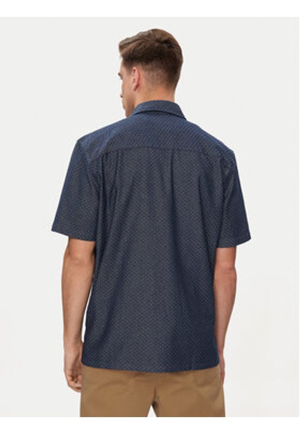 Mustang Koszula Darien 1014772 Niebieski Regular Fit. Kolor: niebieski. Materiał: bawełna