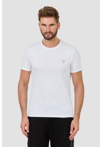 Guess - GUESS Biały t-shirt Core Tee. Kolor: biały #1