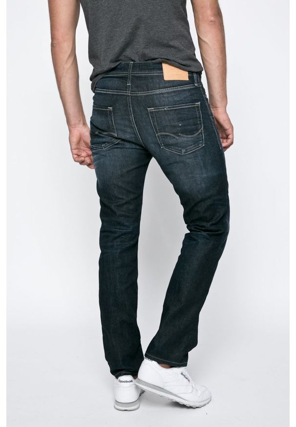 Jack & Jones - Jeansy Clark. Kolor: niebieski
