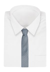 Alties - Krawat - ALTIES - Drobny Wzór. Kolor: niebieski, brązowy, wielokolorowy, beżowy. Materiał: tkanina. Styl: elegancki, wizytowy