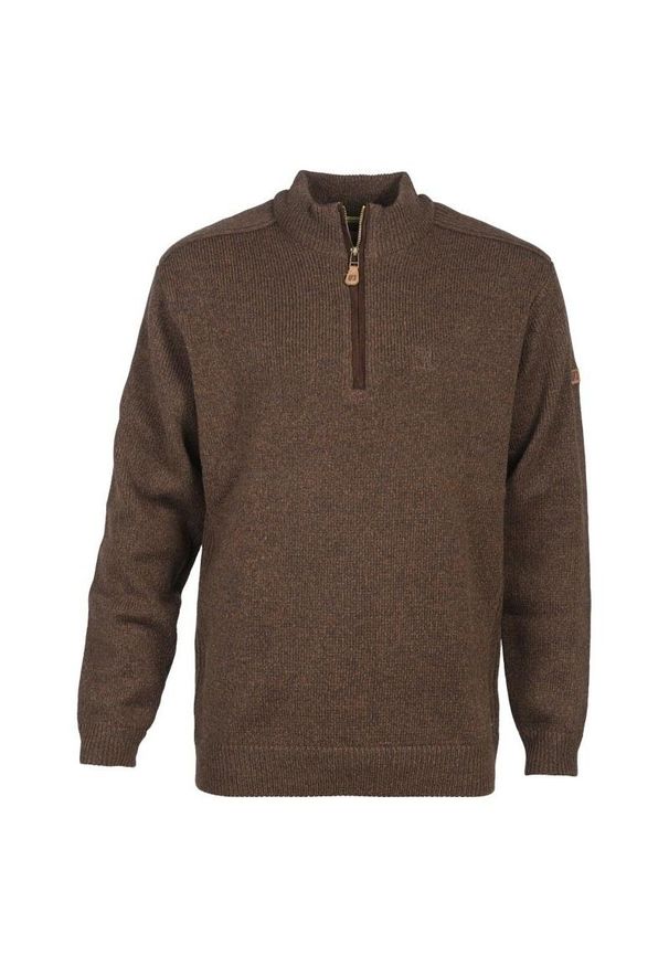 Sweter z zamkiem błyskawicznym PERCUSSION. Kolor: brązowy. Materiał: polar. Sport: outdoor