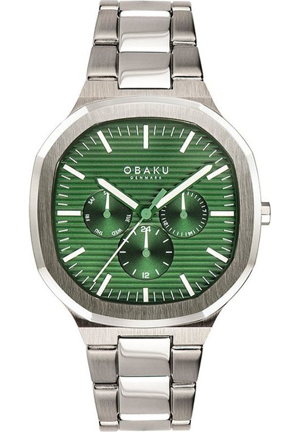 Zegarek OBAKU Zegarek męski Obaku Denmark V275GMCESC srebrny. Kolor: srebrny